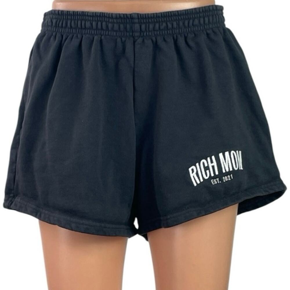 Rich Mom Gear Essentials Casual Lounge Yoga Gym Athletic Activewear Shorts Sz M